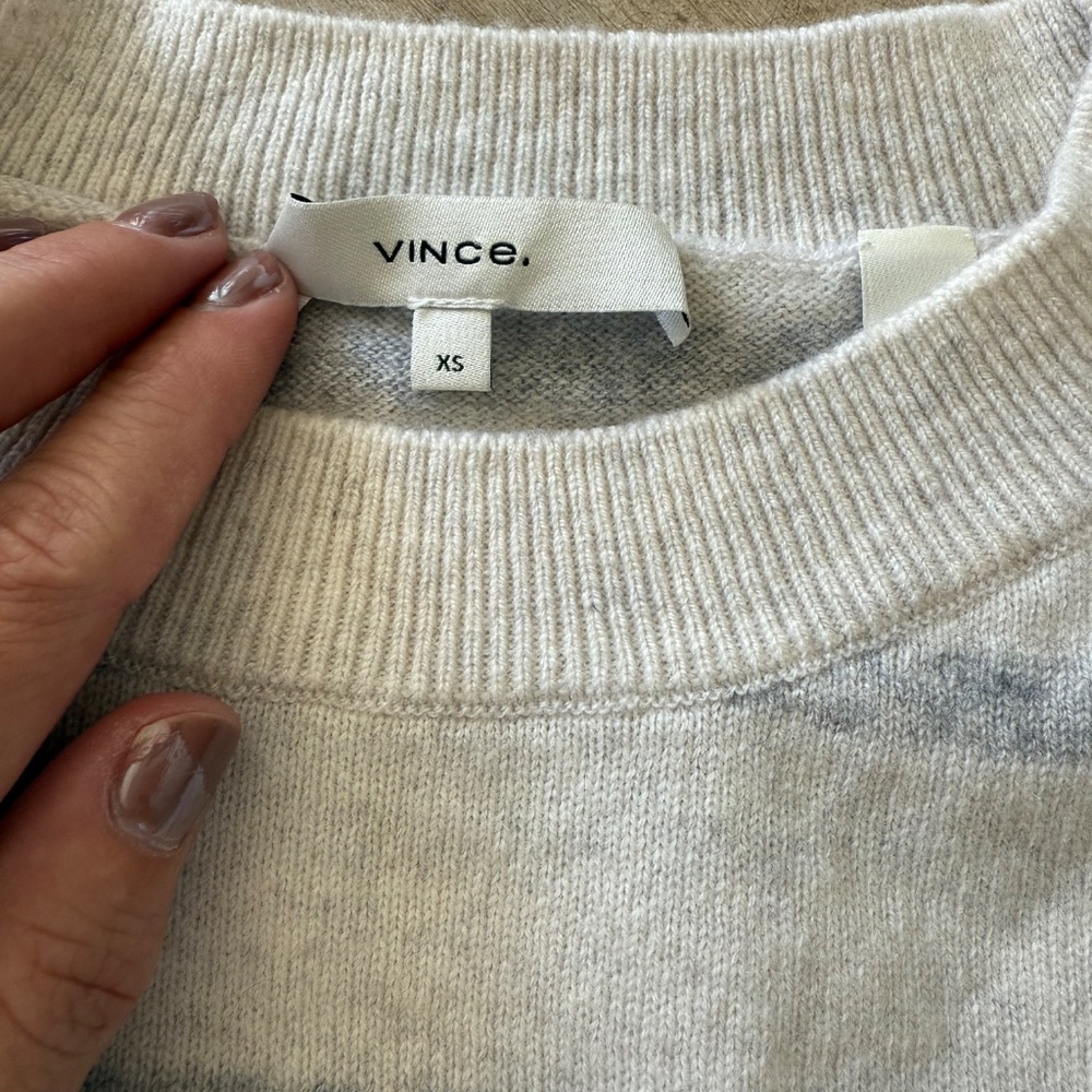 Vince Cashmere Striped Sweater - Picture 2 of 6